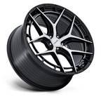 Niche 1PC Riviera 20x9 Inch Wheel with 5x112 Bolt Pattern and +45 Offset in Gloss Black Machined Finish