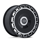 Niche 1PC NC287 Venice 24x10 Gloss Black Machined Face Wheels with 5x130 Bolt Pattern and +20 Offset