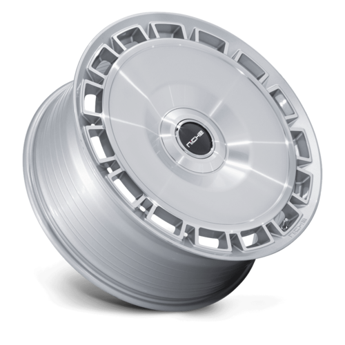 Niche 1PC NC287 Venice 24x10 Inch Silver Gloss Machined Face Wheel