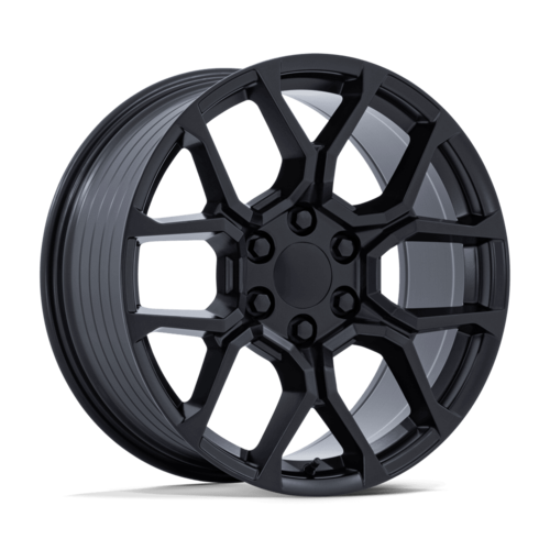 Performance Replicas PR233 20x9 Satin Black Wheel with 6x139.7 Bolt Pattern and +24 Offset