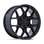 Performance Replicas PR233 20x9 Satin Black Wheel with 6x139.7 Bolt Pattern and +24 Offset