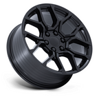 Performance Replicas PR233 22x9 Satin Black Wheel with 6x139.7 Bolt Pattern and +28 Offset