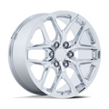 Performance Replicas PR229 20x9 Chrome Wheel with 6x139.7 Bolt Pattern and +28 mm Offset