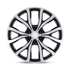 Performance Replicas PR230 22x9.5 Inch Gloss Black Machined Wheel with 6x135 Bolt Pattern and +44 Offset