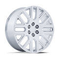 Performance Replicas PR231 22-Inch Chrome Wheel with 6x139.7 Bolt Pattern and +28 Offset