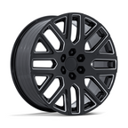Performance Replicas PR231 22x9 Gloss Black Milled Wheel with 6x139.7 Bolt Pattern and +28 Offset
