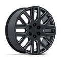 Performance Replicas PR231 24x10 Gloss Black Milled Wheel with 6x139.7 Bolt Pattern and +31 Offset
