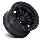 Pro Comp Alloys PA208 Equalizer BL 17x9 Blackout Off-Road Wheel with 6x139.7 Bolt Pattern and -12 Offset