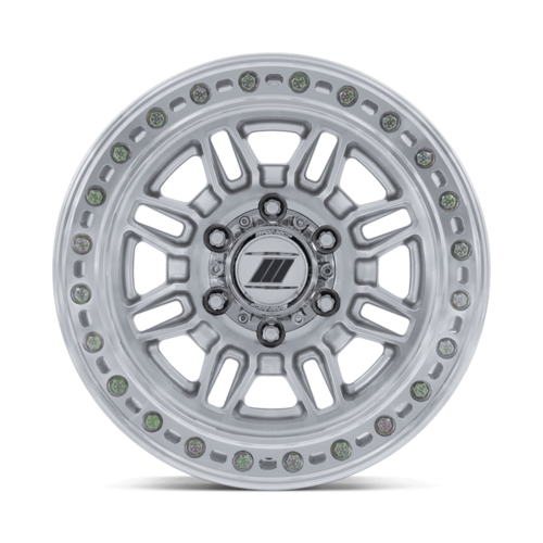 Pro Comp Alloys PA208 Equalizer BL 17x9 Wheel in Gloss Silver with Machined Face
