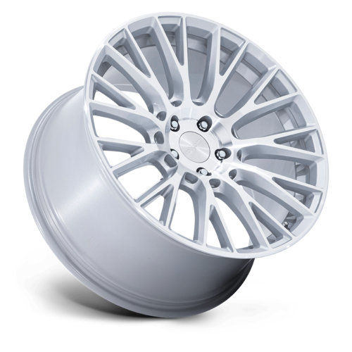 Rotiform RC201 LSE 20x8.5 Inch Gloss Silver Wheels with Machined Face and 5x112 Bolt Pattern