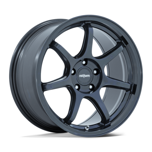 Rotiform RC208 BPU 18x9.5 Inch Gloss Blue Gray Wheel with +25 Offset and 5x114.3 Bolt Pattern