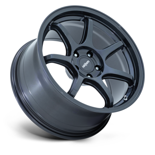 Rotiform RC208 BPU 19x10.5 Inch Gloss Blue Gray Wheel with 5x112 Bolt Pattern and +35 Offset