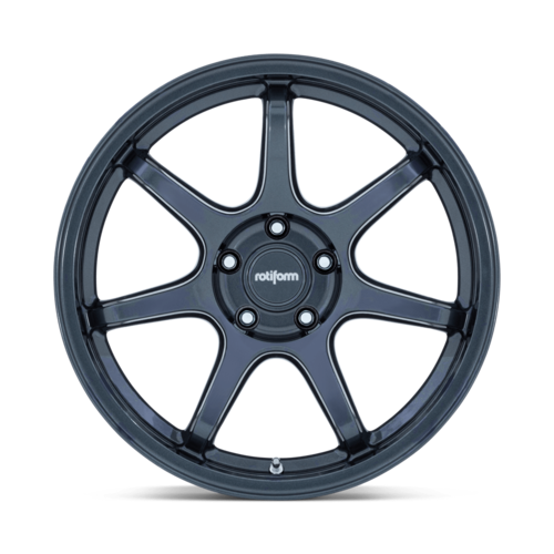 Rotiform RC208 BPU 19x10.5 Inch Gloss Blue Gray Wheel with 5x112 Bolt Pattern and +35 Offset