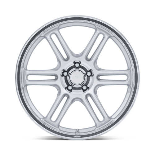 Rotiform RC209 RPS 19x9.5 Matte Silver Wheel with Diamond Cut Lip and 5x114.3 Bolt Pattern