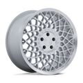 Rotiform RC212 CJJ 18x8.5 Inch Gloss Silver Wheel with Machined Lip, 5x114.3 Bolt Pattern, +35 Offset, 72.56 Center Bore