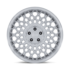 Rotiform RC212 CJJ 18x10.5 Inch Gloss Silver with Machined Lip Wheel