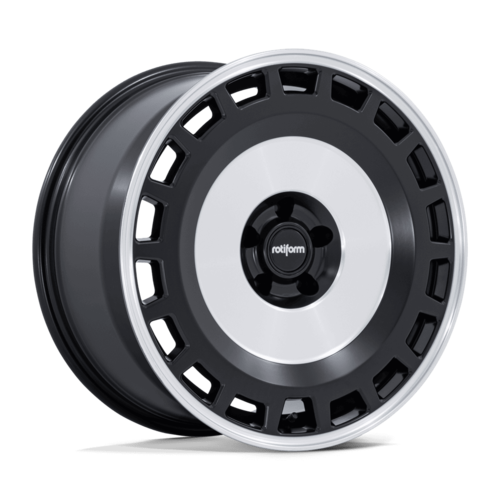 Rotiform RC213 ZBF 19x8.5 Matte Black with Machined Face Wheels for 5x114.3 Bolt Pattern and +35 Offset