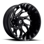 Fuel 1PC D741 Runner 20x8.25 Gloss Black Milled Wheel with 8x200 Bolt Pattern and -202 Offset