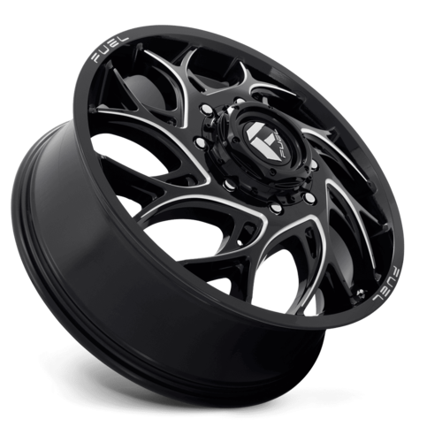 Fuel 1PC D741 Runner 20x8.25 Inch Gloss Black Milled Wheel with 8x210 Bolt Pattern and +105 Offset