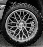 22X12 565BSM TIS OFF-ROAD WHEELS - 8X6.5(165.1) WITH -44 OFFSET - SILVER