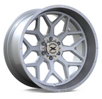 22X12 XTREME FORCE XF-12 WHEELS 5X5(127) & 5X5.5(139.7) - SILVER BRUSHED