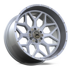 22X12 XTREME FORCE XF-12 WHEELS 5X5(127) & 5X5.5(139.7) - SILVER BRUSHED