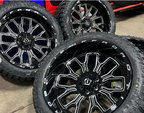 TIS OFF-ROAD 560BM WHEELS 8X6.5(165.1) - GLOSS BLACK & MILLED