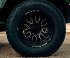 ARENA A117 VIOLATOR WHEELS 8X180 - GLOSSY BLACK AND MILLED