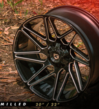 Gear Off Road 777BM 20x9 Cast Aluminum Wheel with 5x5.00 / 5x5.50 Bolt Pattern and +00 Offset