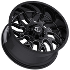 TIS 544BM 2.0 20x9 Cast Aluminum All-Terrain Wheel with 8x180 Bolt Pattern and +17 Offset