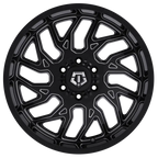 TIS 544BM 2.0 20x9 Cast Aluminum All-Terrain Wheel with 8x180 Bolt Pattern and +17 Offset