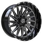 26X12 TIS 547BM OFF-ROAD WHEELS WITH 6X135 BOLT PATTERN AND -44 OFFSET - GLOSS BLACK & MILLED