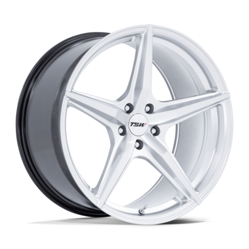 TSW Esprit 20x10.5 Wheel with 5x120 Bolt Pattern and Hyper Silver Machined Finish