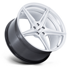 TSW Esprit 18x9 Hyper Silver Machined Face Wheel with 5x112 Bolt Pattern and +45 Offset