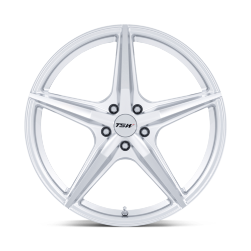 TSW Esprit 18x9 Hyper Silver Machined Face Wheel with 5x112 Bolt Pattern and +45 Offset