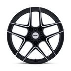 TSW Slipstream 19x8.5 Gloss Black Machined Wheel with 5x112 Bolt Pattern and 66.56mm Center Bore