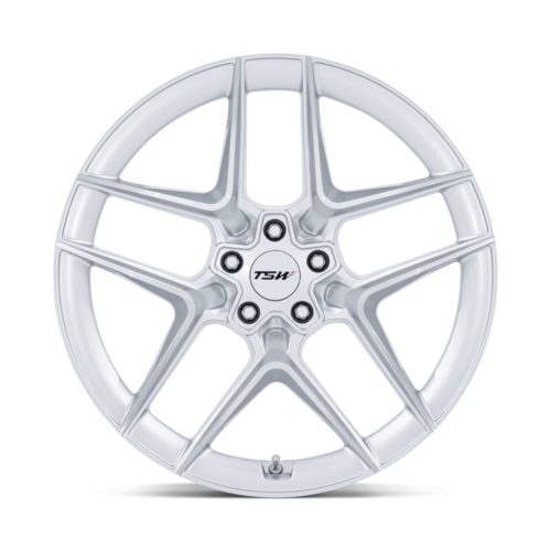 TSW Slipstream 19x8.5 Gloss Silver Machined Face Wheel - 5x112 Bolt Pattern +42 Offset
