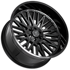 22X12 EVOK EV503 WHEELS 8X170 -44 Offset - GLOSS BLACK
