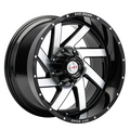 22X12 GEN-X OFF ROAD STYLE 094 - 6X135/139.7 BOLT PATTERN - GLOSS BLACK MACHINE