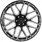 EVOK EV501 WHEELS 8X6.5(165.1) - GLOSS BLACK & MILLED