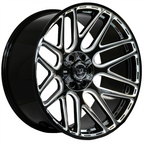 EVOK EV501 WHEELS 8X6.5(165.1) - GLOSS BLACK & MILLED