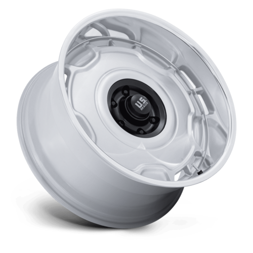 US Mag 1PC Arlington 20x10 Inch Matte Silver Black Diamond Cut Lip Wheel - 6x139.7 Bolt Pattern, 6 Offset