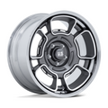 US Mag 1PC UC147 FLAGSTAFF 22x10.5 Wheel in Anthracite with Machined Face & Chrome Lip