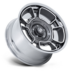 US Mag 1PC UC147 Flagstaff 20x10 Inch Wheel with 5x127 Bolt Pattern and Chrome Lip Finish