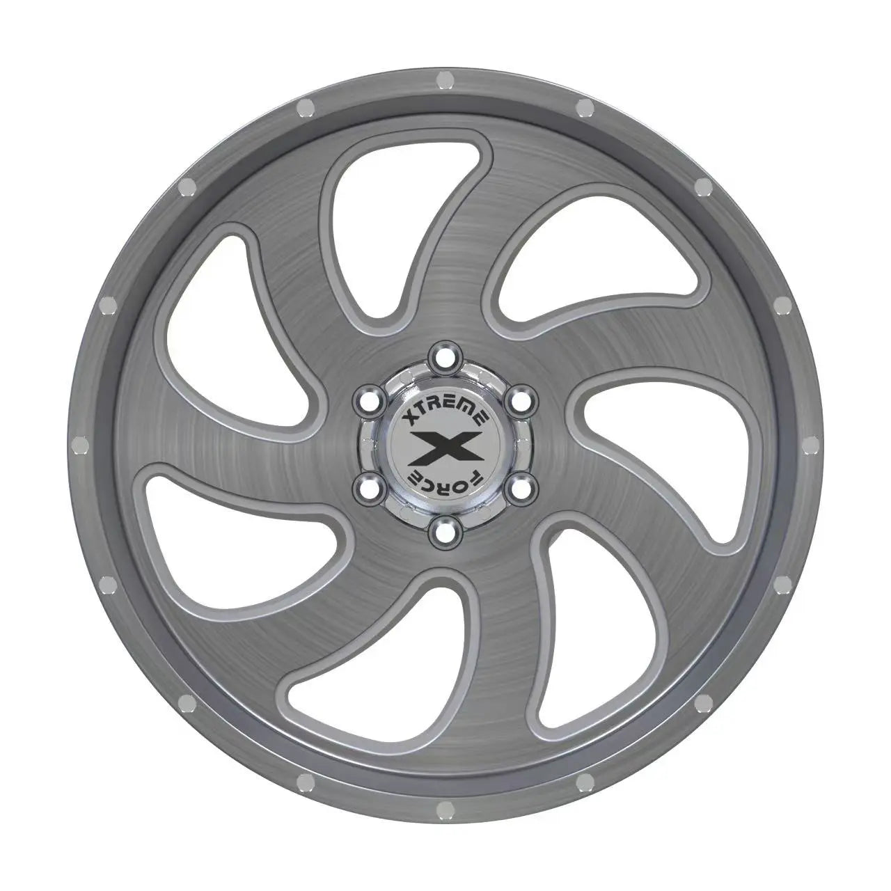 20X10 XTREME FORCE XF-1 WHEELS 5X5(127) - BRUSHED