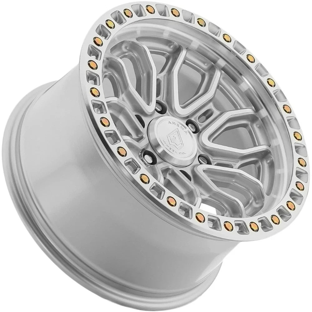 ARENA OFF-ROAD A120 TERRA - 6X135 BOLT PATTERN - GLOSS SILVER MACHINED