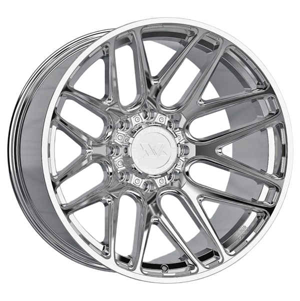 22X10 EVOK EV501 OFF-ROAD WHEELS - 8X170 BOLT PATTERN, -19 OFFSET - CHROME
