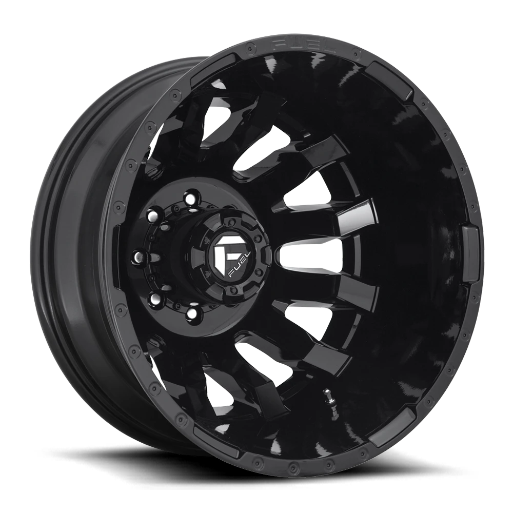 20X8.25 FUEL D675 BLITZ WITH 8X200 BOLT PATTERN - GLOSS BLACK
