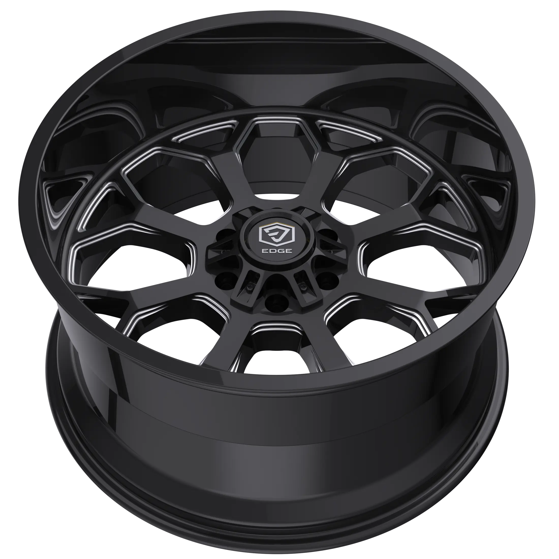Edge Off Road 301BM 20x9 Cast Aluminum Wheel with 6x135 and 6x5.50 Bolt Pattern
