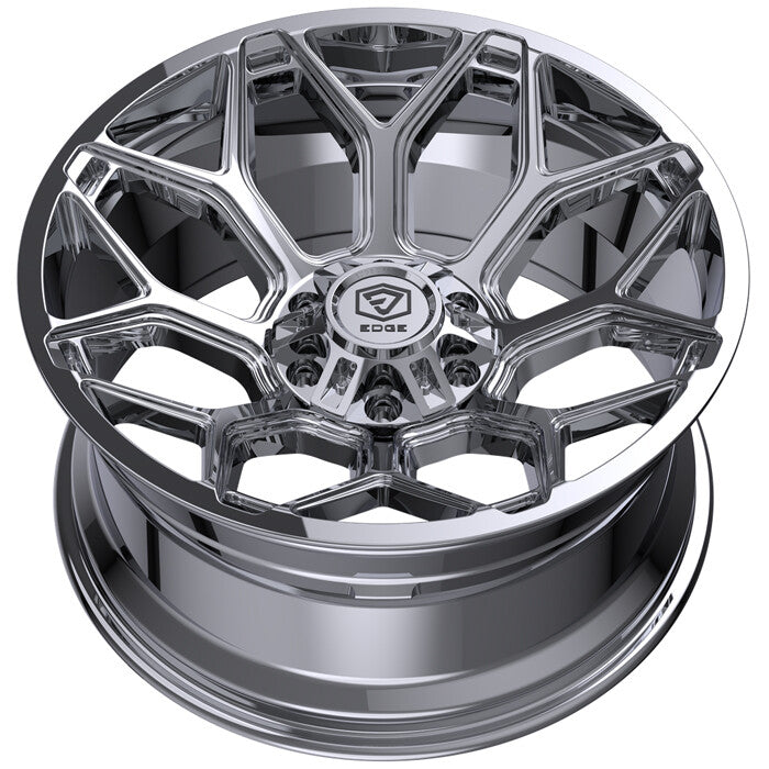 Edge Off Road 302C 20x10 Cast Aluminum Wheel with 5x5.00 / 5x5.50 Bolt Pattern - -19 Offset